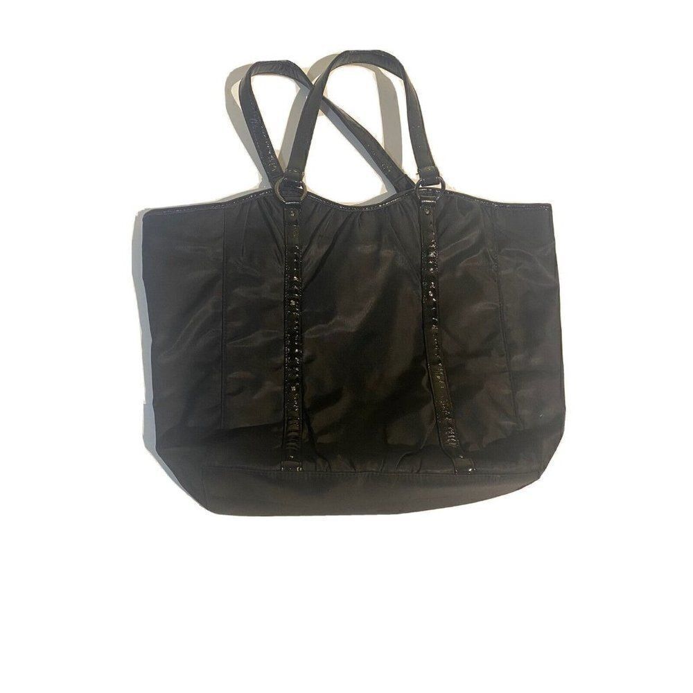 Ann Taylor Shoulder Bag Weekender Tote Large Black